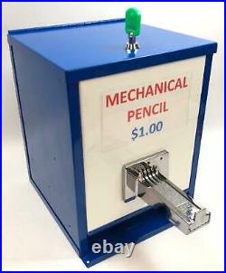 Coin Operated Pencil Vending Blue Machine NWOB