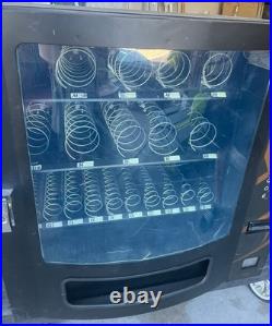 Coin Operated Snack Vending Machine Black 40 Selections Chips Candy Cookies Gum