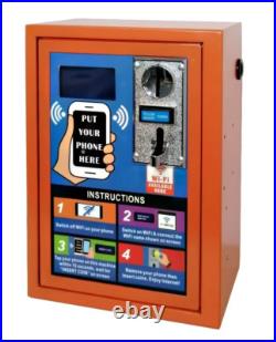 Coin-Operated Wi-Fi Vending Machine Steel Plate Proof, Dual-Band Wireless