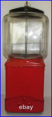 Coin-op Victor Topper 1¢ Gumball Machine w Key & Original Globe Coin-op Victor Topper 1¢ Gumball Machine w Key & Original Globe