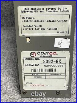 CoinCo Coin Changer 9302-GX for Vending Machine, Coin Acceptor Mechanism