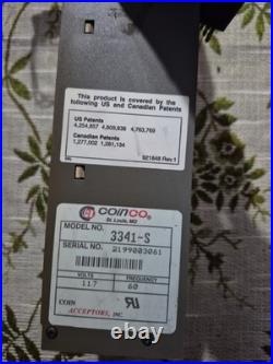 Coinco 3341-S Coin Changer 117V 60Hz Vending Machine Coin Mechanism Tested