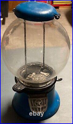 Columbus Model Coin Operated Peanut Gumball Machine barrel lock and key works