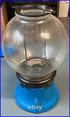 Columbus Model Coin Operated Peanut Gumball Machine barrel lock and key works