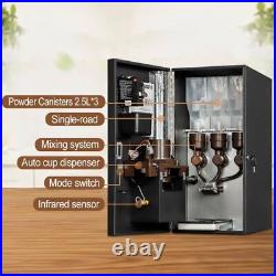 Commercial 3 Flavor Instant Fully Automatic Self Coin Coffee Vending Machine