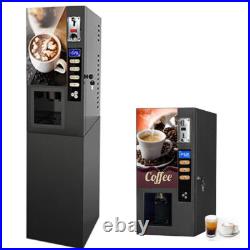 Commercial 3 Flavor Instant Fully Automatic Self Coin Coffee Vending Machine USA
