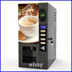 Commercial Automatic Coin 3 Flavor Hot Instant Tea Coffee Vending Machine NEW