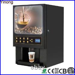 Commercial Automatic Coin 4 Hot & 4 Cold Instant Tea Coffee Vending Machine NEW