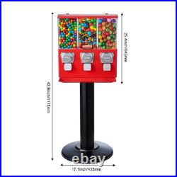Commercial Candy Vending Machine Four Compartment Rotatable 25 Cent Coin