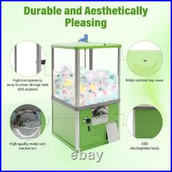 Commercial Capsule Vending Machine Gumball Dispenser 25 Cent Coin Operated Green