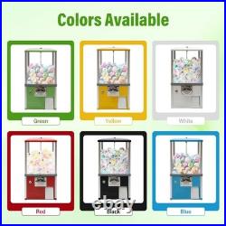 Commercial Capsule Vending Machine Gumball Dispenser 25 Cent Coin Operated Green