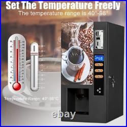 Commercial Coffee Vending Machine, Intelligent Coin Payment, Auto Cup Drop