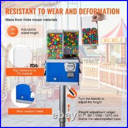 Commercial Vending Machine, Four Compartment Rotatable Gumball and Candy Dispense