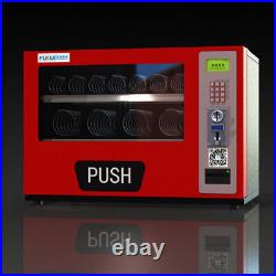 Countertop Desktop Snack Vending Machine 11 Selections For Coin/Card/Cash/Token