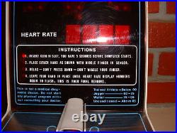 Digital Vending Machine Coin Operated Heart Monitor Vintage Brand New Old Stock