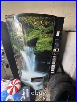 Dixie-Narco 501E Can Vending Machine Waterfall Graphic Bill Coin Acceptor