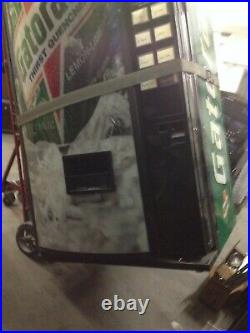 Dixie Narco Soda Vending Machine WithCoin & Bill Accept Cold Drinks