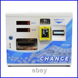 Dollar change machine + Nayax reader & Bill Validator exchange dollars to Coins