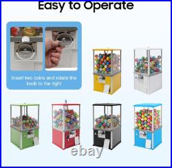 Double-Sided Capsule Toy Vending Machine, Gumball Machine for Kids, Coin Operated