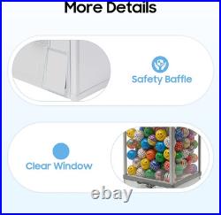 Double-Sided Capsule Toy Vending Machine, Gumball Machine for Kids, Coin Operated