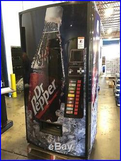 Dr Pepper Soda Vending Machine withCoin & Bill Acceptor Vendo 601-10 (Refurbished)
