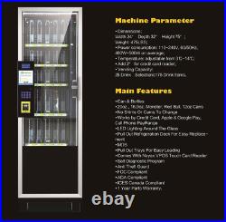 EPEX Compact Slim Cashless Cold Drink Beverage Vending Machine Open-Door R636D3