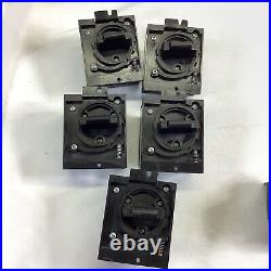 Edina Technical Lot of 8 Vending Snack Machine Coin Slot Boxes Tested Working