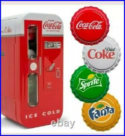 Fiji 2020 Coca Cola 4 x $1 Silver coins 6g. 999 In Vending Machine Case