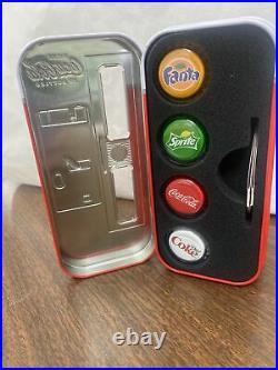 Fiji COCA-COLA, FANTA SPRITE COKE-DIET Silver Coin $1 Bottle Cap Vending Machine