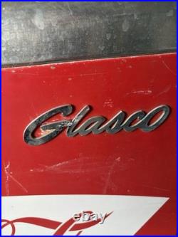 Glasco Coca-Cola Vintage Red Coin-Operated Soda Vending Machine