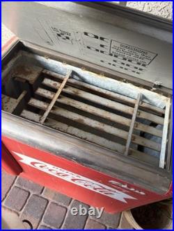 Glasco Coca-Cola Vintage Red Coin-Operated Soda Vending Machine