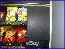 Glass Front Snack Vending Machine Refurb Crane National 148 Accept Coins/Bills