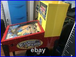 Gumball Bouncy Ball Pin Ball Vending Machine Play More Win More Arcade Coin Op