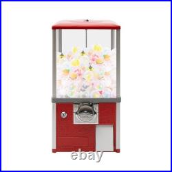 Gumball Candy Vending Machine 1.77-1.97Inch Coin Operated Gumball Bank Red