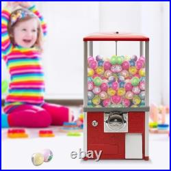Gumball Candy Vending Machine 1.77-1.97Inch Coin Operated Gumball Bank Red