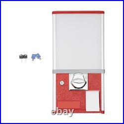 Gumball Candy Vending Machine 1.77-1.97Inch Coin Operated Gumball Bank Red