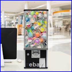 Gumball Machine 360° Rotation Vending Coin Bank Vintage Candy Dispenser Black