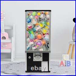 Gumball Machine 360° Rotation Vending Coin Bank Vintage Candy Dispenser Black