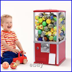 Gumball Machine Antique Candy Vending Dispenser Coin Bank Big Capsule 1.1-2.1