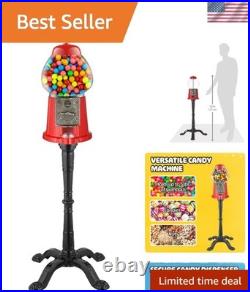 Gumball Machine Candy Dispenser Vending Machine Coin Bank Stand Glass Globe
