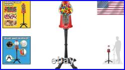 Gumball Machine Candy Dispenser Vending Machine Coin Bank Stand Glass Globe