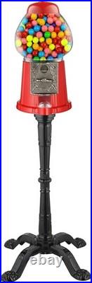 Gumball Machine Candy Dispenser Vending Machine Coin Bank Stand Glass Globe
