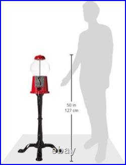 Gumball Machine Candy Dispenser Vending Machine Coin Bank Stand Glass Globe