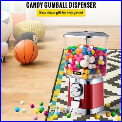 Gumball Machine Gumball Coin Bank Vintage PC Vending Machine Stand Red