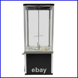 Gumball Machine Vending Coin Bank 4 Coins Invested Vintage Candy Dispenser Black
