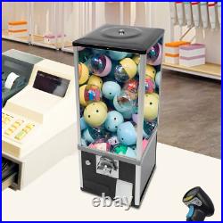 Gumball Machine Vending Coin Bank 4 Coins Invested Vintage Candy Dispenser Black