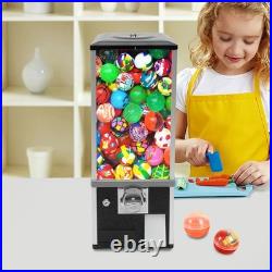 Gumball Machine Vending Coin Bank Vintage Candy Dispenser, Black US