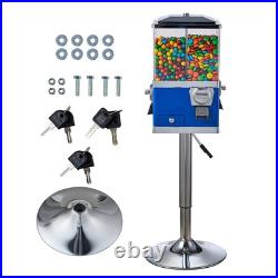Gumball Machine with Stand Vending Coin Bank Vintage Candy Dispenser Bule Gumball Machine with Stand Vending Coin Bank Vintage Candy Dispenser Bule