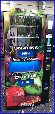 Healthy You Seaga Hy2100 Combo Soda / Snack Vending Machine Without Entree