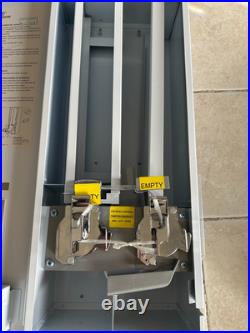 Hospeco Tampon&Napkin Dispenser 25¢ Coin/FREE Vend Commercial Bathroom Machine